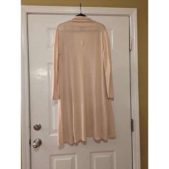 Forever 21 Open Front Duster Cardigan- Size Medium- Biege - Picture 5 of 5